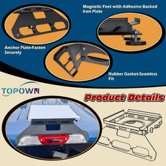 TOPOWN Powder-coated steel design resists corrosion