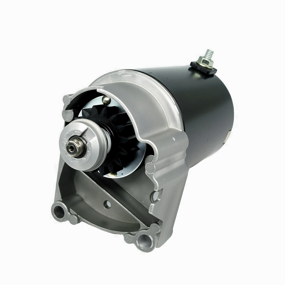 TOPSCOPE starter motor for V Twin front view supports reliable cold starts.