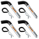 TOPSHINE trailer hitch pin clip four-pack for reliable towing connections