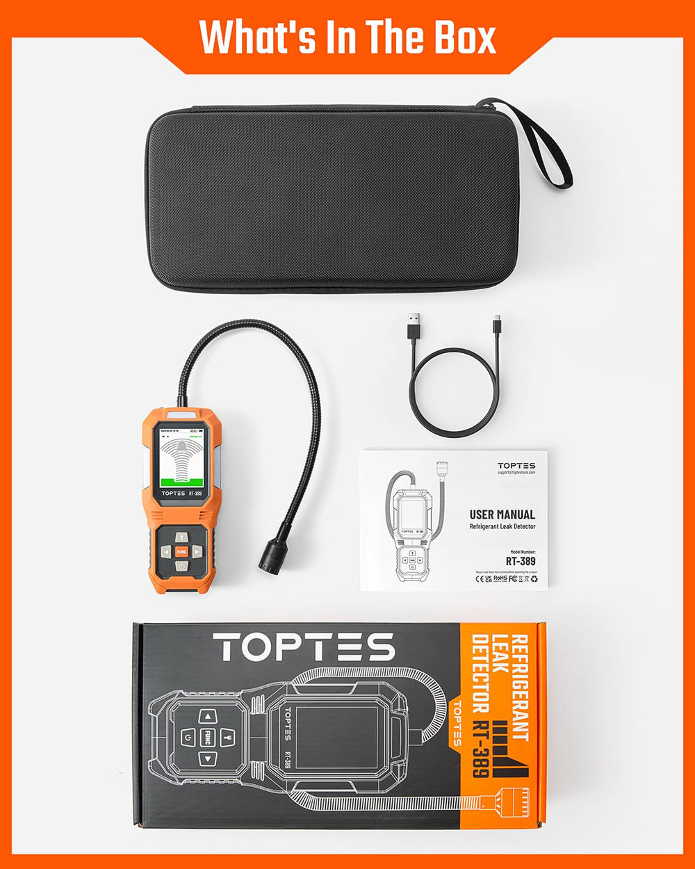 TOPTES RT-389 durable waterproof and dustproof shell