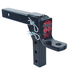 TOPTOW 2-inch receiver-compatible shank enables broad compatibility with gear.