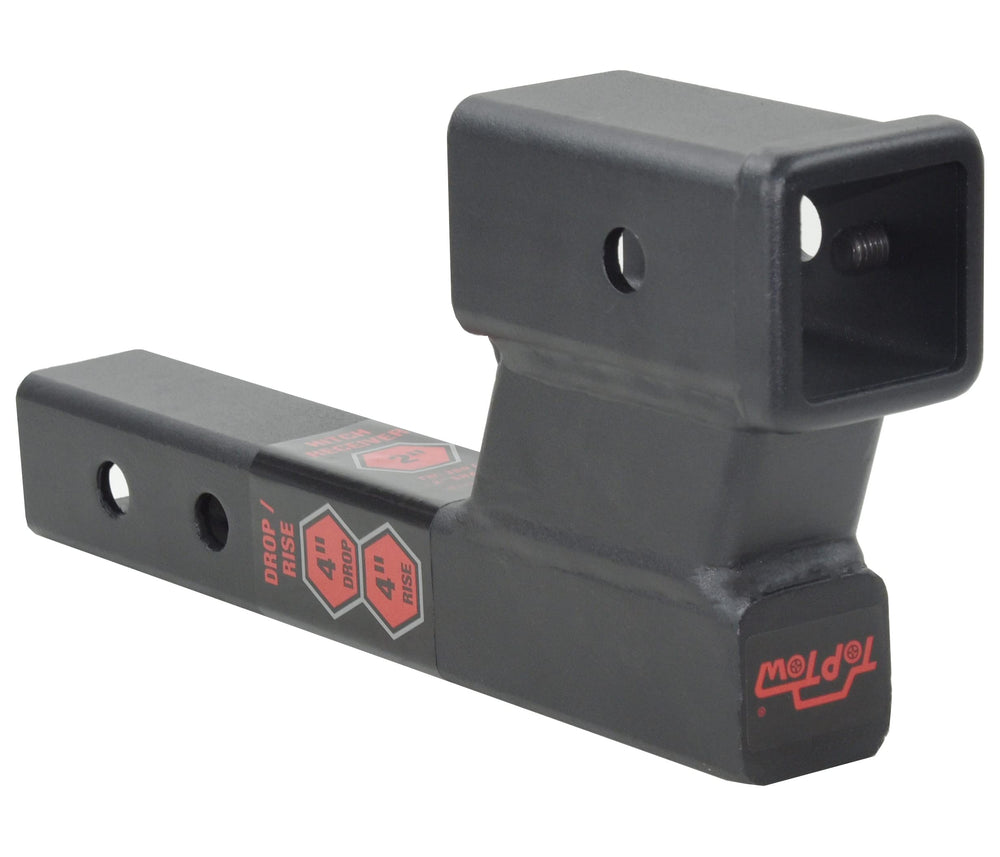TOPTOW 2-inch shank compatible with standard receivers for versatile towing