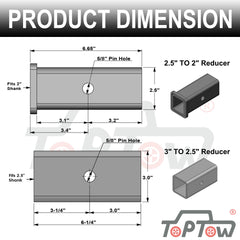 TOPTOW powder-coated finish resists rust on rugged trails.