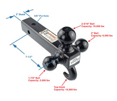 TOPTOW 64181 hollow shank shown for easy insertion into receivers