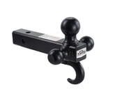 TOPTOW 64181 tri-ball hitch with hook for versatile trailer setups