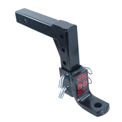TOPTOW adjustable hitch ball mount overview for versatile towing configurations.