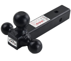 TOPTOW black powder-coated finish protects against rust and corrosion