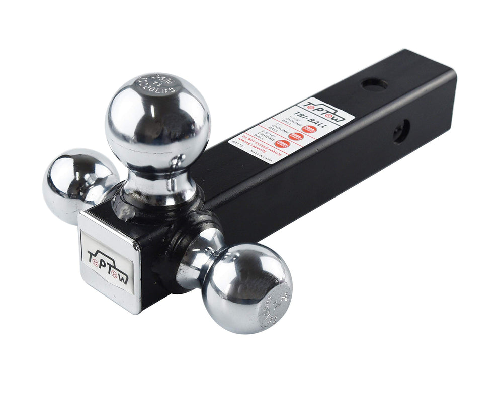 TOPTOW 5/8 hitch pin and clip included for quick setup