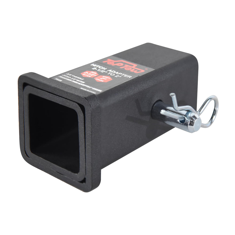 TOPTOW size chart check confirms the right hitch fit.