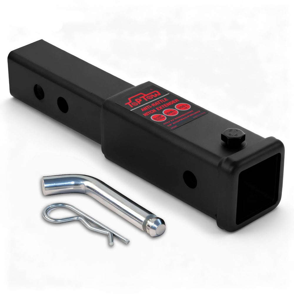 TOPTOW 7-inch extension demonstrates added clearance behind the rack