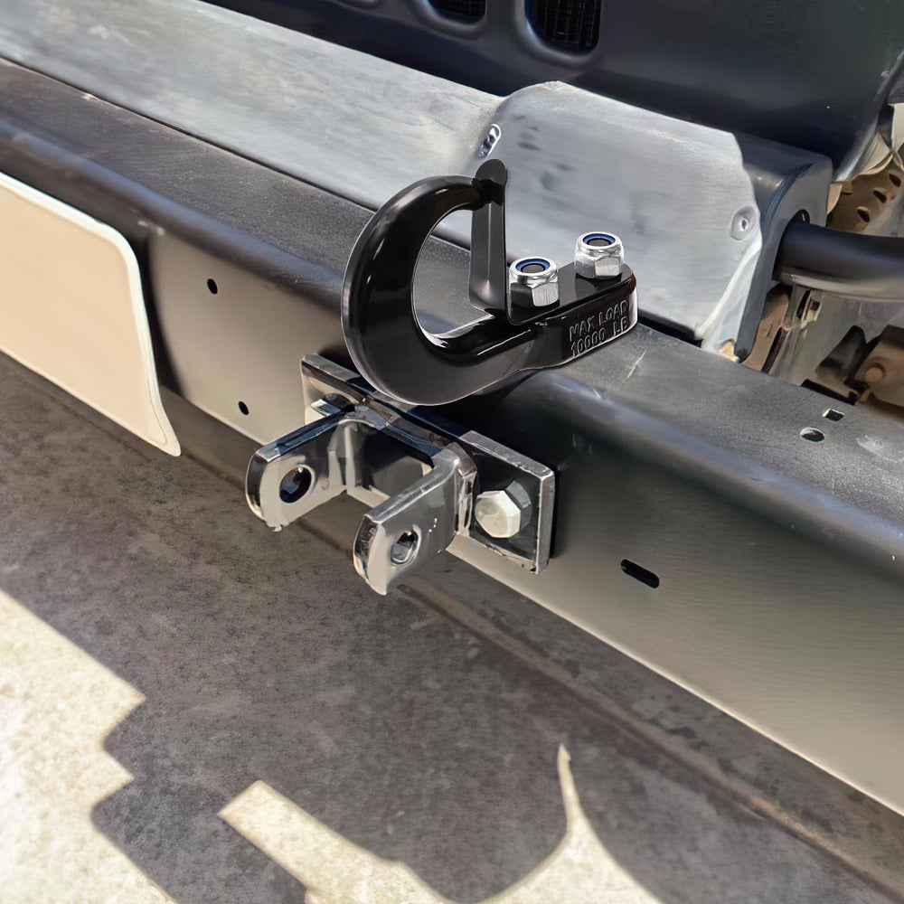 TopZea corrosion-resistant finish on tow hooks resists weathering