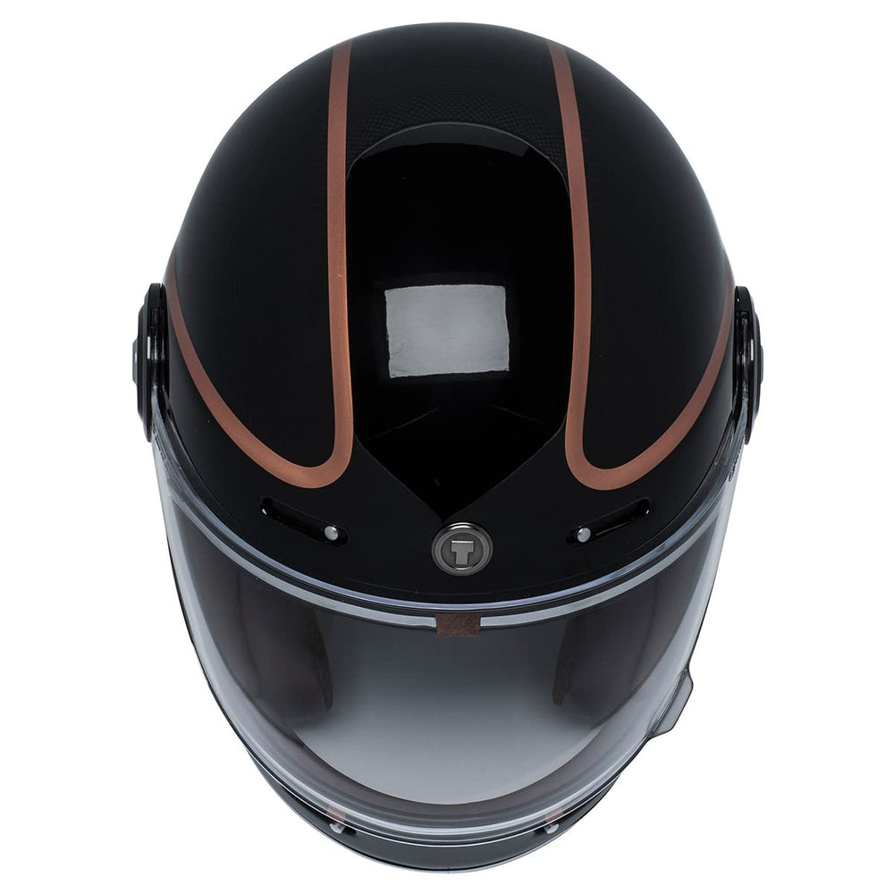 TORC T1 helmet padded chin strap with D-ring closure for secure fit