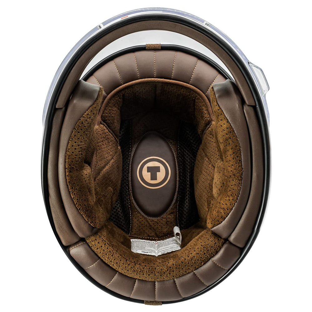 TORC T1 multi-density EPS with padded chin strap ensures secure fit.