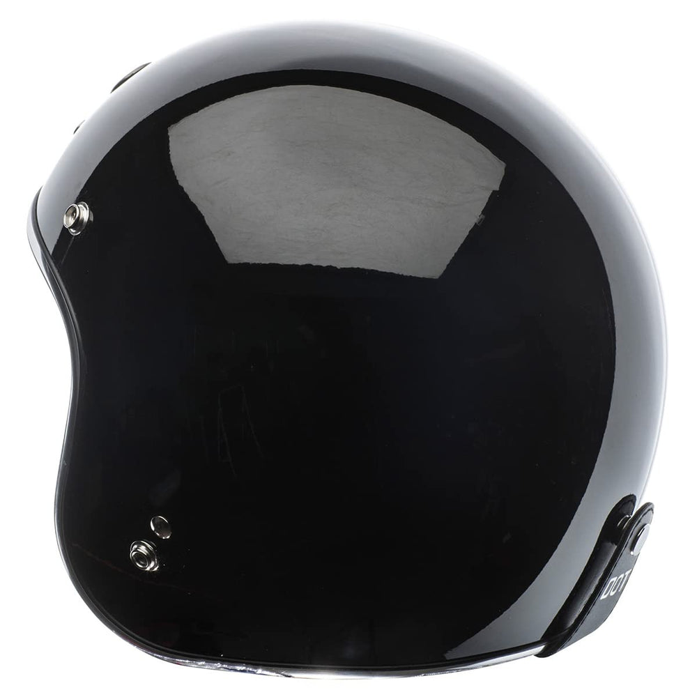 TORC T50 Route 66 open-face helmet side view, low-profile shell for daily rides.