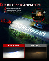 Torchbeam 360-degree adjustable ring enabling exact beam alignment