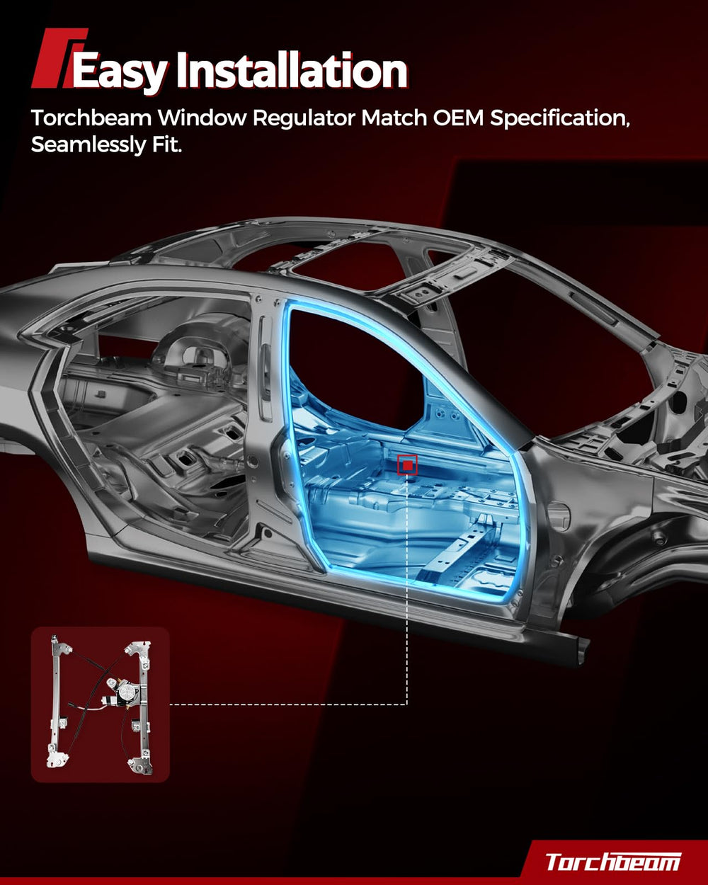 Torchbeam reinforced regulator cable ends resist wear for longer life