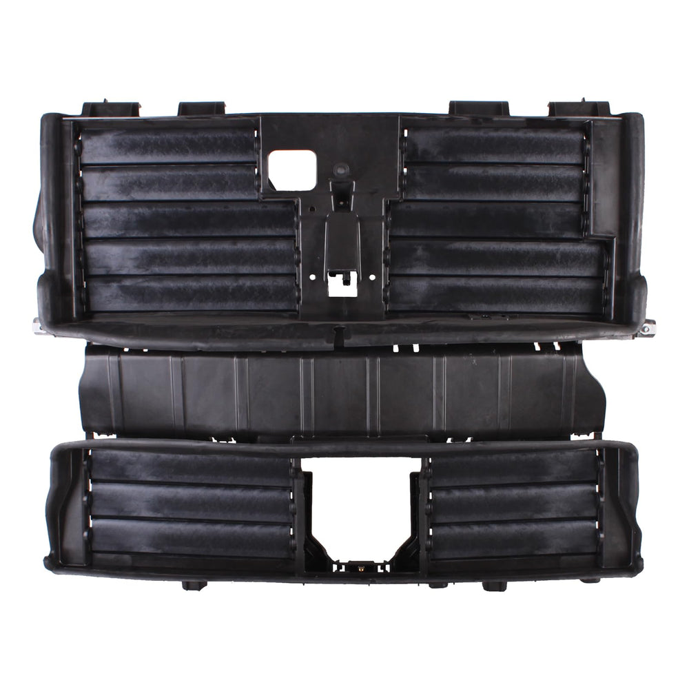 Torcia TYG active grille shutter assembly, side profile, fits Ford Edge with ACC for precise airflow control.