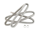TORDXICS exhaust pipe 60 cm length flexible stainless steel for compact diesel heater connections
