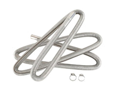 TORDXICS exhaust pipe 60 cm length flexible stainless steel for compact diesel heater connections