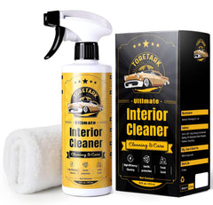 toretark interior cleaner bottle showing foam for deep cleaning