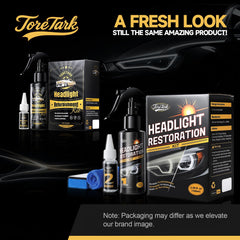 Toretark vehicle headlight clear result illustrates safer, sharper nighttime driving appearance.