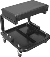 Torin ATR6300B rolling creeper seat ready for comfortable garage work and tool access
