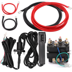 Torkettle winch solenoid assembly for durable ATV/UTV recovery