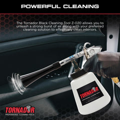 Tornador Black Z-020 compact air system compatible with standard compressors.