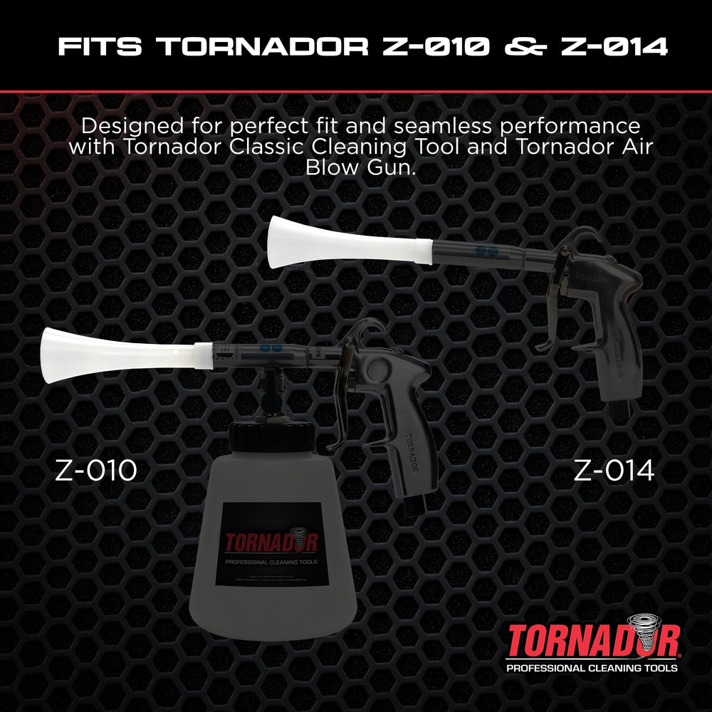 Tornador CT-190 maintains consistent airflow to lift dirt from interior surfaces.