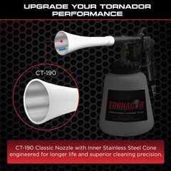 Tornador CT-190 replacement cone Z-010 shown for quick maintenance and compatibility.