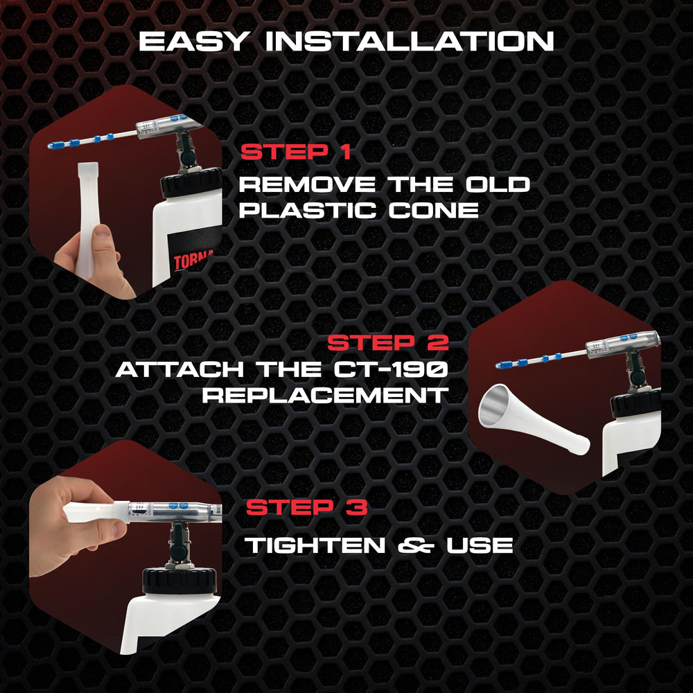 Tornador CT-190 works with Z-010 and Z-014 models for fast service and stability.