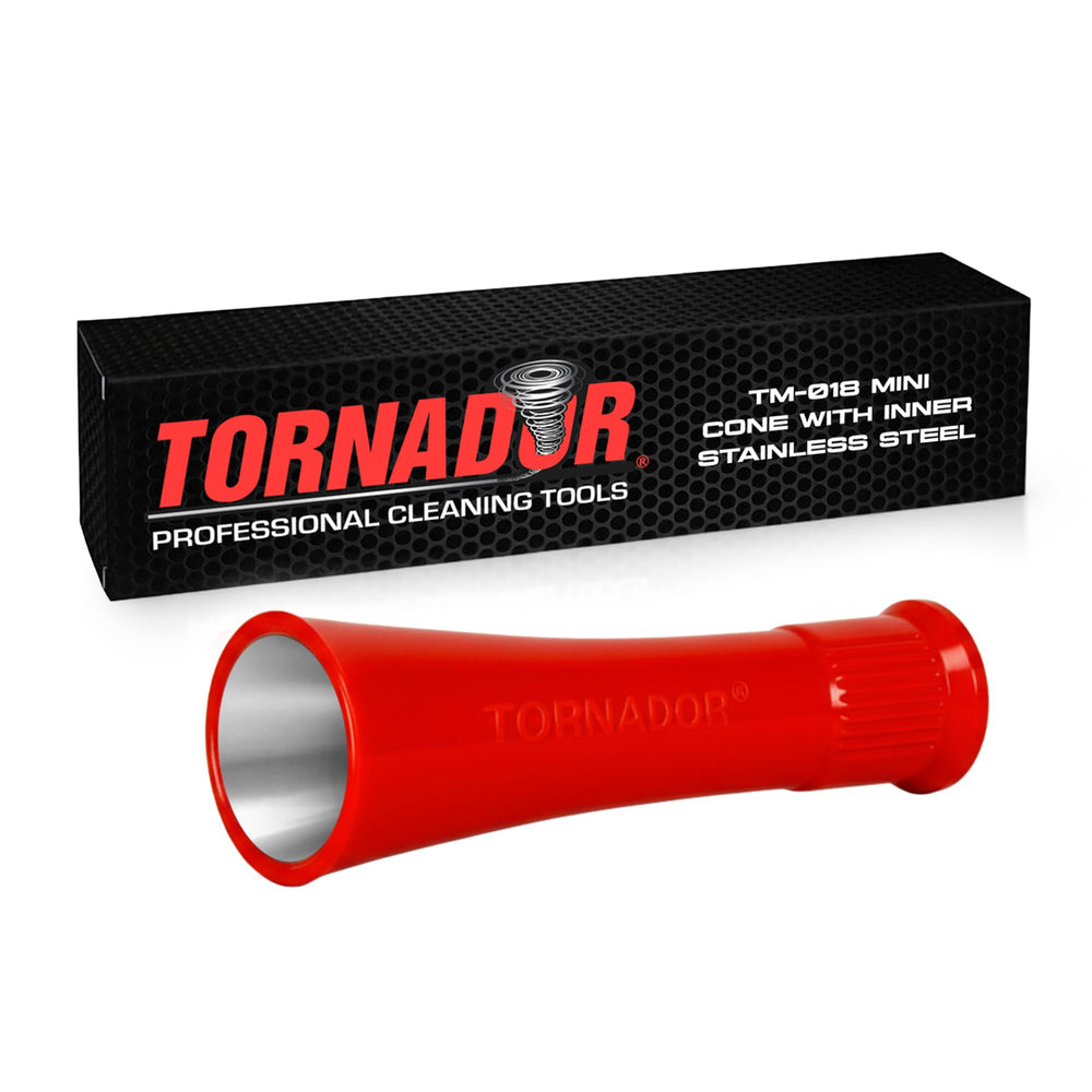 Tornador TM-018 Mini Cone with inner stainless steel interior for durability.