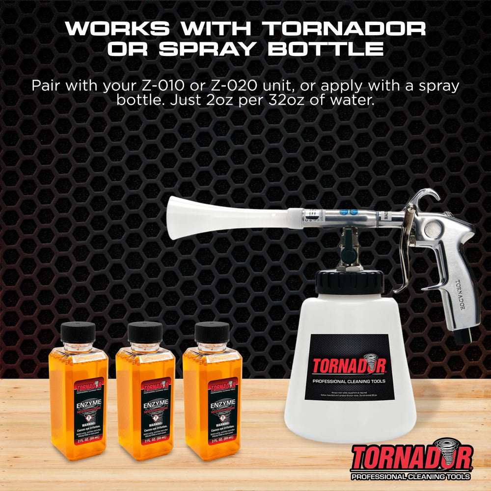 Tornador TC-Enzyme interior odor-control for a fresher cabin.