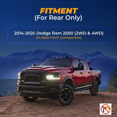 Torque brackets for no-drill installation on the Ram 2500.
