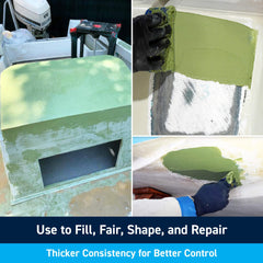 Cured TotalFair sands easily and accepts primers and paint.
