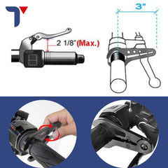 TOTSS anti-fatigue wrist support reduces fatigue on long rides.