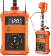 Toujreo RV surge protector 30A with cover shields outdoor hookups from rain and dust