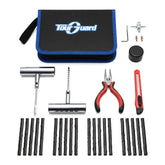 TOURGUARD flat tire repair kit with T-handle and spiral probe for quick puncture repairs.