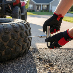TOURGUARD multi-vehicle compatibility shown for cars, motorcycles, ATVs, and trucks.
