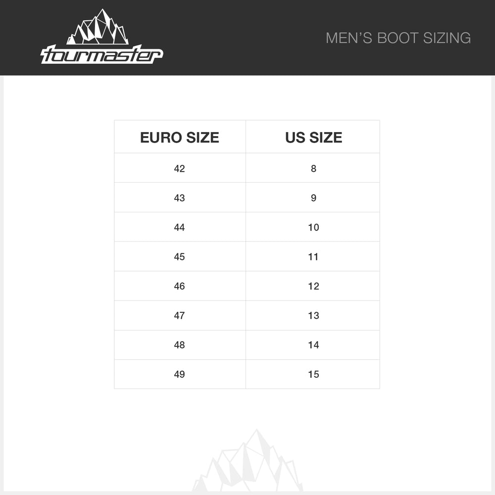 Tourmaster Trailblazer boot ankle protectors and heel cups add stability during cornering.