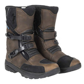 Tourmaster Trailblazer boot side view highlights rugged microfiber for durability.