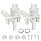 TOVEN-RV 385311641 valve kit close-up shows rugged ABS construction for winter reliability