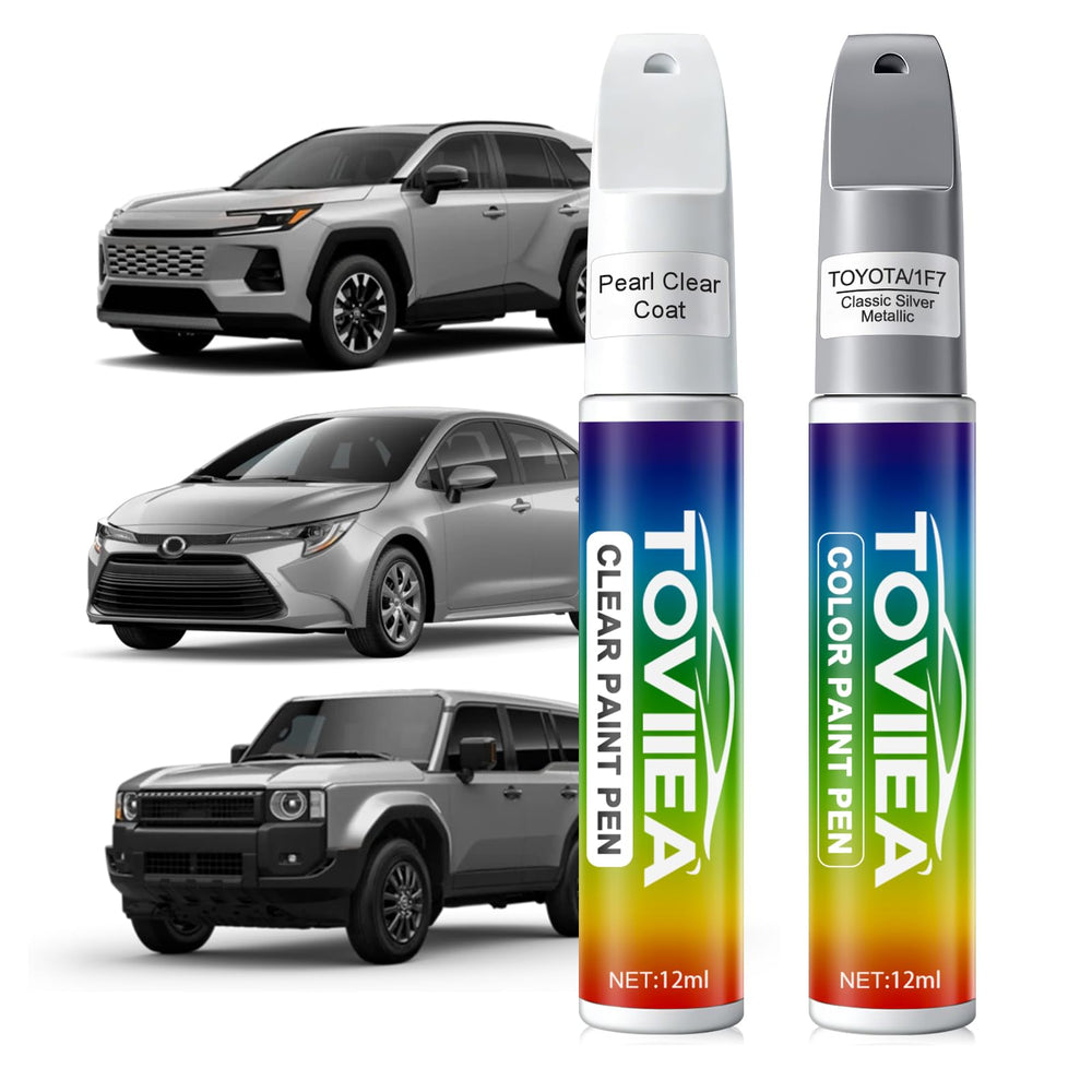 Toviiea classic silver paint bottle for color-matched touch-ups.