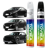 Toviiea Jet Black Mica 41W paint bottle for Mazda with precise color match.