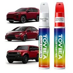 Toviiea Ruby Flare Pearl touch up paint blends with factory finish.