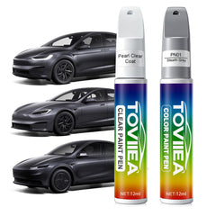 Toviiea Stealth Grey PN01 paint bottle for precise color match on Tesla