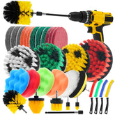 Towbrus 32pcs drill brush set for tiles and bathtubs with soft, durable bristles.
