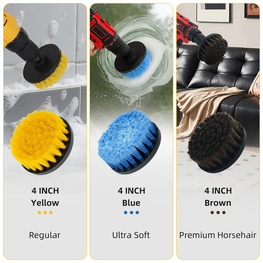 Soft bristle brush by TOWBRUS for delicate surfaces.