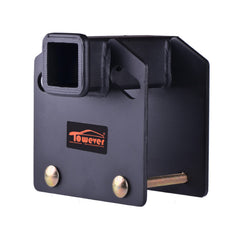 TowEver 83803 bumper hitch with black powder coat close-up