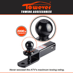 Towever 84209-winch-strap-loop demonstrates high strength pull with up to 5000 lbs